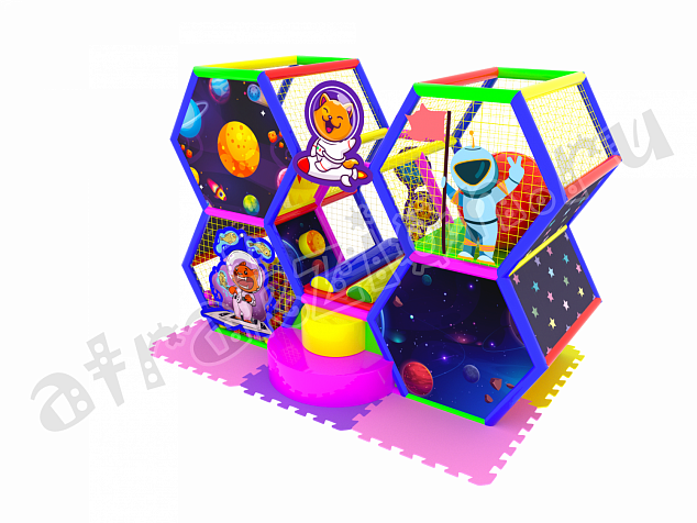 Детский игровой лабиринт "Соты" - Космос